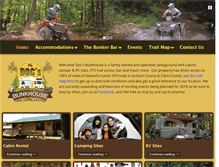 Tablet Screenshot of docsbunkhouse.com